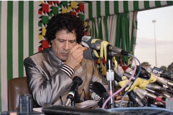 리비아의 전 독재자 무아마르 알 카다피. 사진출처=자유아시아방송 화면 갈무리