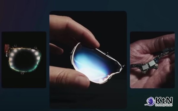 [KtN 박준식기자] 증강현실(AR)과 혼합현실(MR) 기술은 더 이상 먼 미래의 이야기가 아니다. 메타가 최근 공개한 AR 스마트 안경 ‘오라이언’을 필두로 스냅, 삼성전자-구글-퀄컴 연합, 애플 등의 글로벌 IT 기업들이 AR/MR 기기 개발에 속도를 내며 시장 경쟁이 본격화되고 있다./사진= 유튜브 갈무리, K trendy NEWS DB ⓒ케이 트렌디뉴스 무단전재 및 수집, 재배포금지