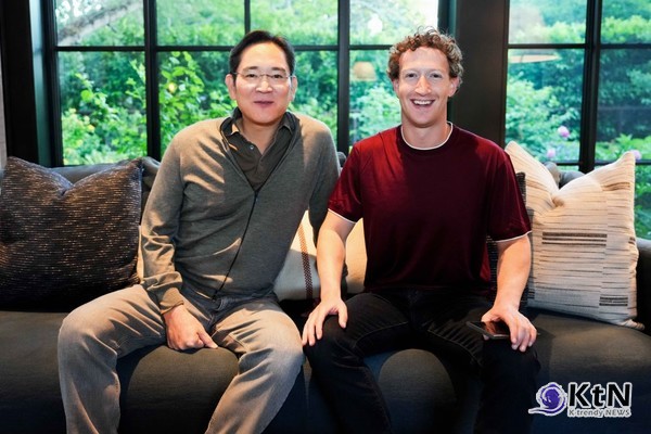 먼저, 이 회장은 미국 서부에서 메타의 마크 저커버그 CEO와 단독 미팅을 가졌다./사진=삼성전자, K trendy NEWS DB ⓒ케이 트렌디뉴스 무단전재 및 수집, 재배포금지