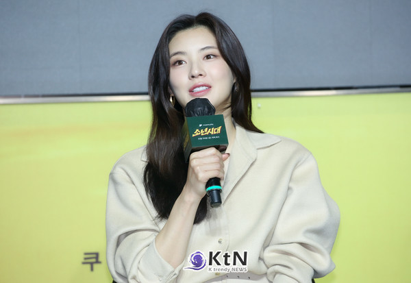 배우 '이선빈'이 쿠팡플레이 시리즈 '소년시대' 제작발표회에 참석했다. / 사진=K trendy NEWS. ⓒ케이 트렌디 뉴스 무단전재 및 수집, 재배포 금지