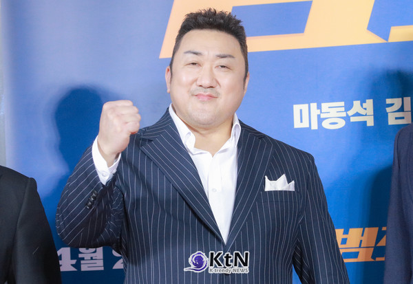 배우 '마동석'이 영화 '범죄도시4' VIP 시사회 포토월에 참석했다. / 사진=K trendy NEWS DB ⓒ케이 트렌디뉴스 무단전재 및 수집, 재배포금지