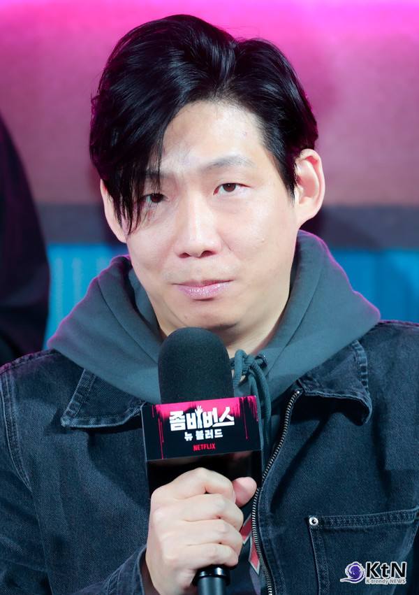 박진경 PD, 문상돈 PD, 노홍철, 이시영, 조세호, 태연, 육성재, 딘딘, 코드 쿤스트, 권은비, 파트리샤, 안드레 러시가 넷플릭스 예능 '좀비버스: 뉴 블러드'의 제작발표회에 참석했다. / 사진= K trendy NEWS DB ⓒ케이 트렌디뉴스 무단전재 및 수집, 재배포금지.