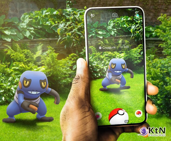 ‘포켓몬 GO’는 스토리와 기술이 융합된 사례로, 게임과 일상의 경계를 허물며 전 세계적인 열풍을 일으켰다 . 사진=포켓몬 GO,  K trendy NEWS DB ⓒ케이 트렌디뉴스 무단전재 및 수집, 재배포금지