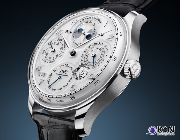 올해의 최고 영예인 '아이귀 드 오르(Aiguille d'Or)’는 IWC의 포르투기저 이터널 캘린더에 돌아갔다. 사진=IWC, K trendy NEWS DB ⓒ케이 트렌디뉴스 무단전재 및 수집, 재배포금지