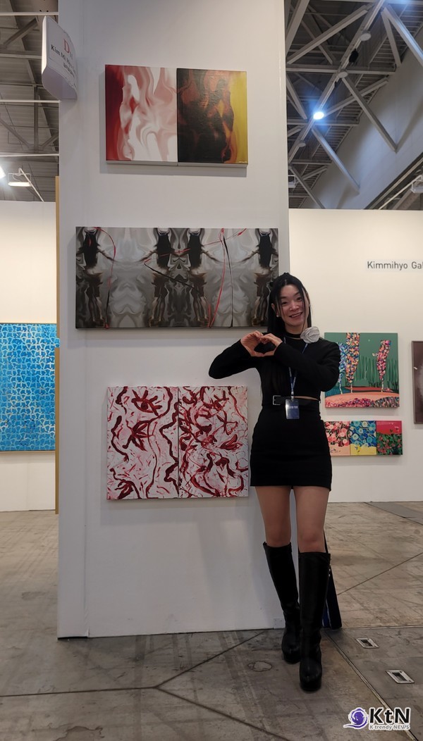 미나 작가는 현대미술의 흐름 속에서 독창적인 위치를 점하고 있다. /사진=K trendy NEWS ⓒ케이 트렌디뉴스 무단전재 및 수집, 재배포금지 