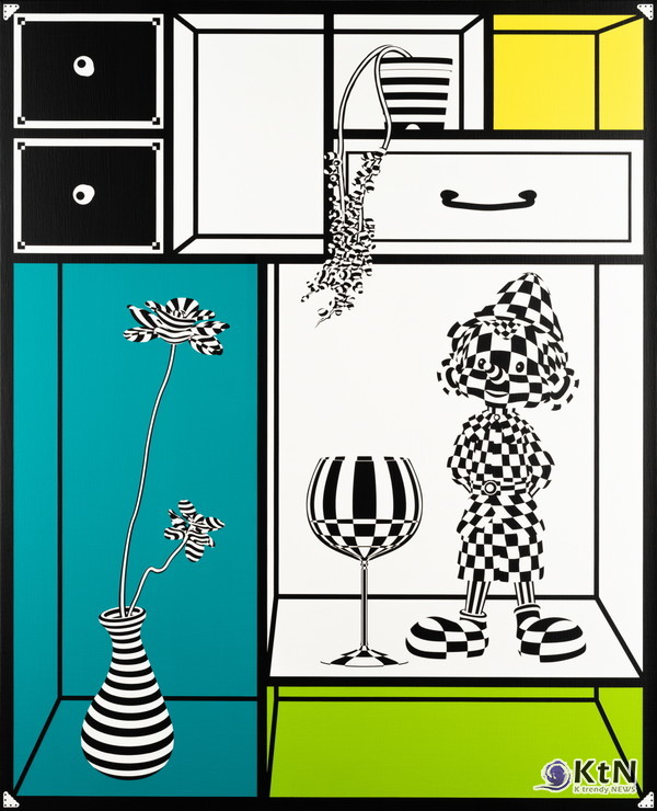 Translate, acrylic on canvas, 80.3x65.1cm, 2024 (1) 박준석 작가. 사진=K trendy NEWS DB ⓒ케이 트렌디뉴스 무단전재 및 수집, 재배포금지