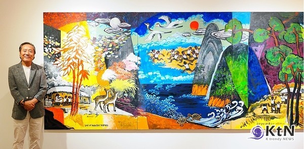 한국 현대 미술계에서 서봉남 화백은 독자적인 예술 세계를 구축해왔다./사진=K trendy NEWS ⓒ케이 트렌디뉴스 무단전재 및 수집, 재배포금지 