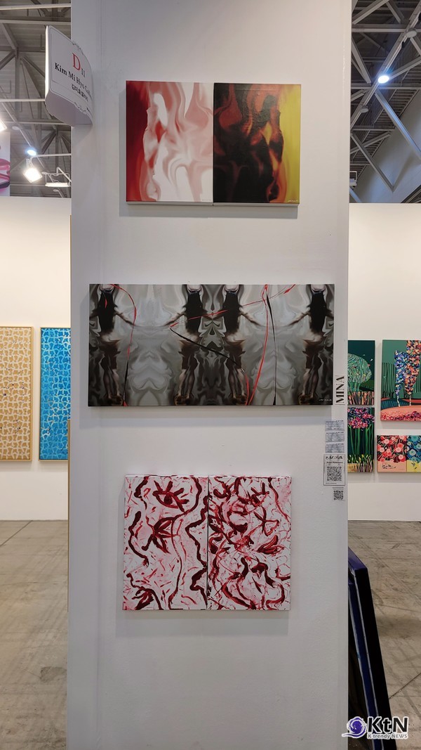 미나 작가.  인천아트쇼2024.    사진=K trendy NEWS ⓒ케이 트렌디뉴스 무단전재 및 수집, 재배포금지