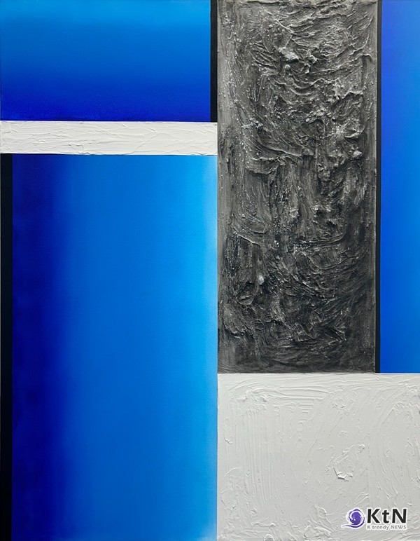 place #13 116.8 × 91.0cm mixed media 2024 로칸킴, 사진=K trendy NEWS DB ⓒ케이 트렌디뉴스 무단전재 및 수집, 재배포금지