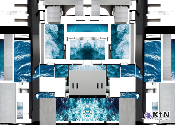 sea the wall 31 140x100cm mixed media with video 2024 로칸킴, 사진=K trendy NEWS DB ⓒ케이 트렌디뉴스 무단전재 및 수집, 재배포금지