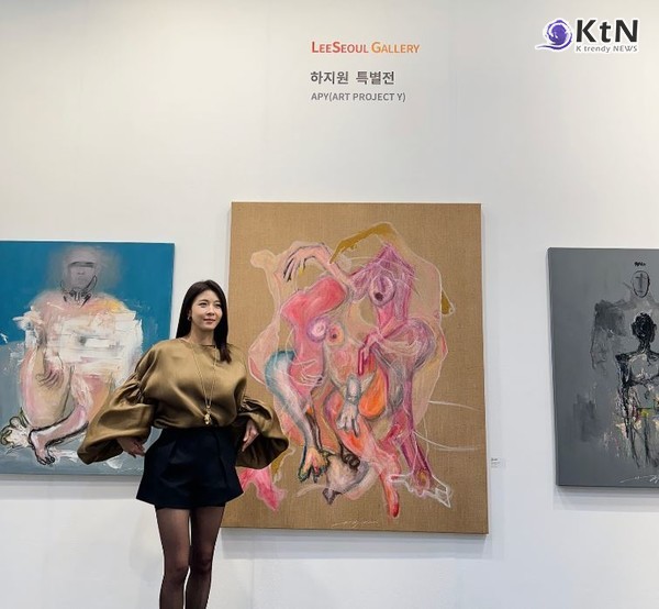 '인천아트쇼' 대성황 속 하지원, 신작 9점 완판…“1점당 2000만원” 사진=2024 11.26 hajiwon1023  인스타그램 갈무리   K trendy NEWS DB ⓒ케이 트렌디뉴스 무단전재 및 수집, 재배포금지