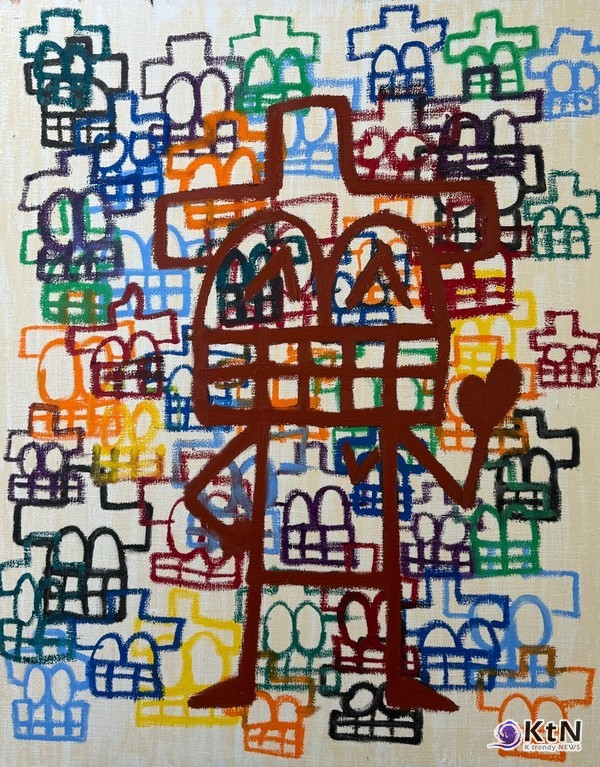 SaDoSeJa, 2024 장승짱 72.7 x 90.9 Oil on Canvas