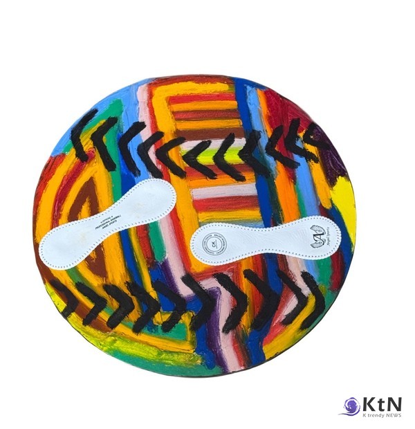 SaDoSeJa, 2024, Ball, 45 x 45, Oil and Baseball