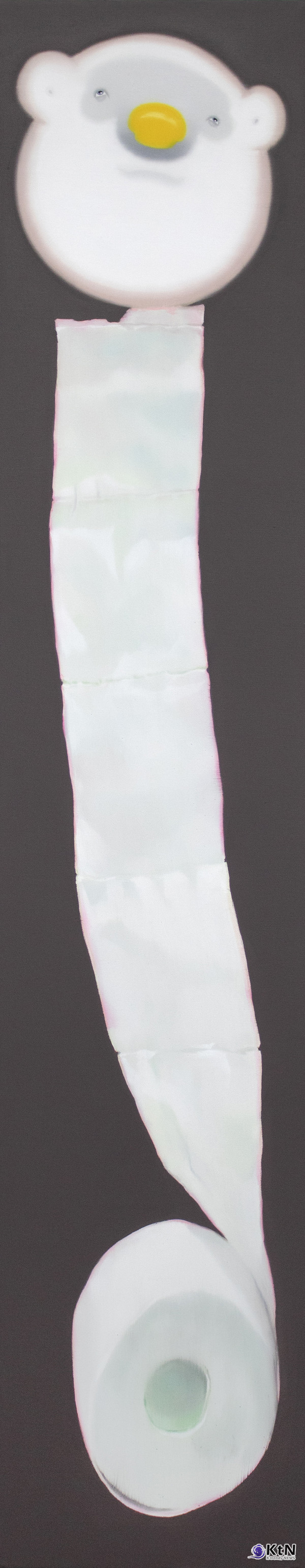 술술.03, 2024. oil on canvas, 100x20cm  문보현 작가.  사진=K trendy NEWS DB ⓒ케이 트렌디뉴스 무단전재 및 수집, 재배포금지