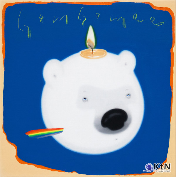 번져오는것.07, 2024. oil on canvas, 31.8x31.8cm  문보현 작가.  사진=K trendy NEWS DB ⓒ케이 트렌디뉴스 무단전재 및 수집, 재배포금지