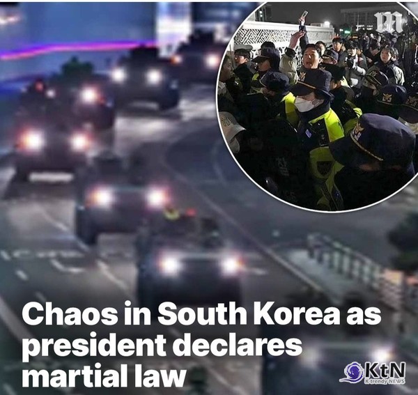 윤 대통령의 비상계엄 선포는 헌법적 정당성과 절차적 요건에서 심각한 의문을 제기하고 있다.  사진=dailymail 갈무리, K trendy NEWS DB ⓒ케이 트렌디뉴스 무단전재 및 수집, 재배포금지