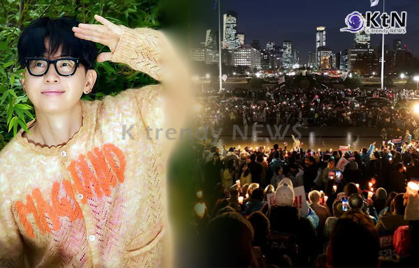 "돌아오는 토요일엔 꼭 탄핵 되길" 이승환, 촛불행동에 1,213만 원 기부 사진=2024 12.09  이승환 인스타그램/ 더불어민주당 유튜브 커뮤니티 갈무리/ 편집 K trendy NEWS DB ⓒ케이 트렌디뉴스 무단전재 및 수집, 재배포금지