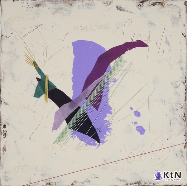 앞으로 우리가 신경쓰고, 지켜줄게_Acrylic &Mixed Media On Canvas_46x46cm_2024  [갤러리 A]  사진=K trendy NEWS DB ⓒ케이 트렌디뉴스 무단전재 및 수집, 재배포금지