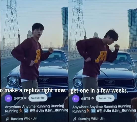 방탄소년단 진의 빈티지 패션, 전 세계 강타…미네소타대 스웨트셔츠 품절 대란 사진=2024 12.16  엑스  갈무리 K trendy NEWS DB ⓒ케이 트렌디뉴스 무단전재 및 수집, 재배포금지