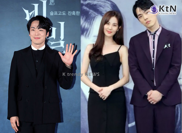 '서현의 팔짱을 거부' 김정현, KBS 연기대상서 6년만 직접 사과  사진=2025 01.02 비밀 제작발표회, 2018년 3월 31일 개봉한 영화 '기억을 만나다' 서예지 , 김정현 제작발표회   K trendy NEWS DB ⓒ케이 트렌디뉴스 무단전재 및 수집, 재배포금지