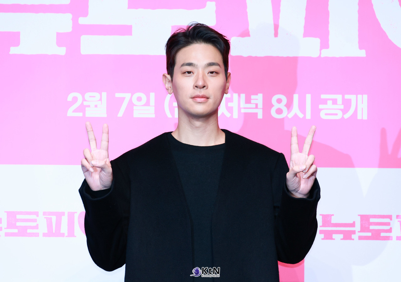 배우 박정민이 쿠팡클레이 시리즈 '뉴토피아' 제작발표회에 참석했다. / 사진=K trendy NEWS DB ⓒ케이 트렌디뉴스 무단전재 및 수집, 재배포금지.