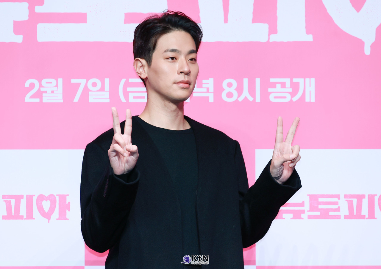 배우 박정민이 쿠팡클레이 시리즈 '뉴토피아' 제작발표회에 참석했다. / 사진=K trendy NEWS DB ⓒ케이 트렌디뉴스 무단전재 및 수집, 재배포금지.