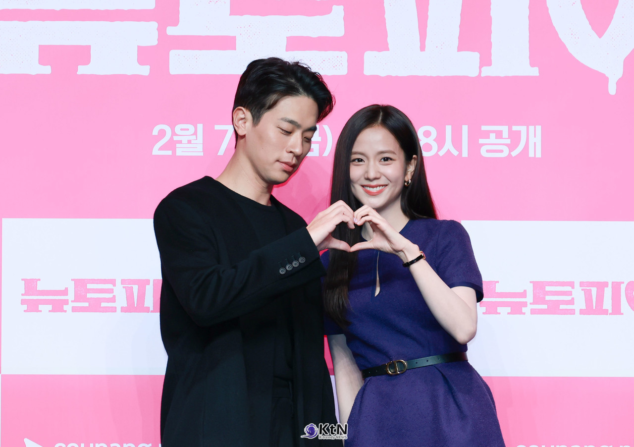 배우 박정민과 지수가 쿠팡클레이 시리즈 '뉴토피아' 제작발표회에 참석했다. / 사진=K trendy NEWS DB ⓒ케이 트렌디뉴스 무단전재 및 수집, 재배포금지.