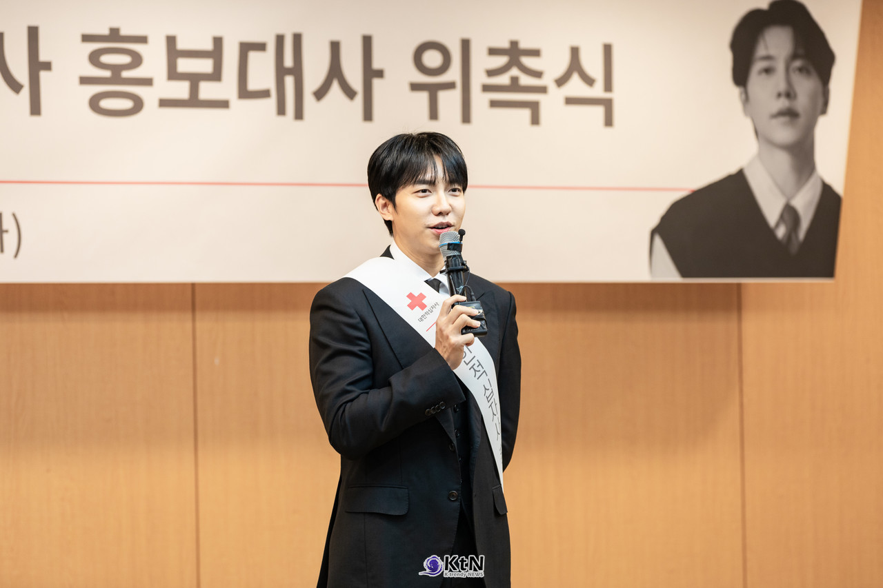 이승기가 대한적십자사 홍보대사로 위촉되었다. / 사진=INB100. K trendy NEWS DB ⓒ케이 트렌디뉴스 무단전재 및 수집, 재배포금지.