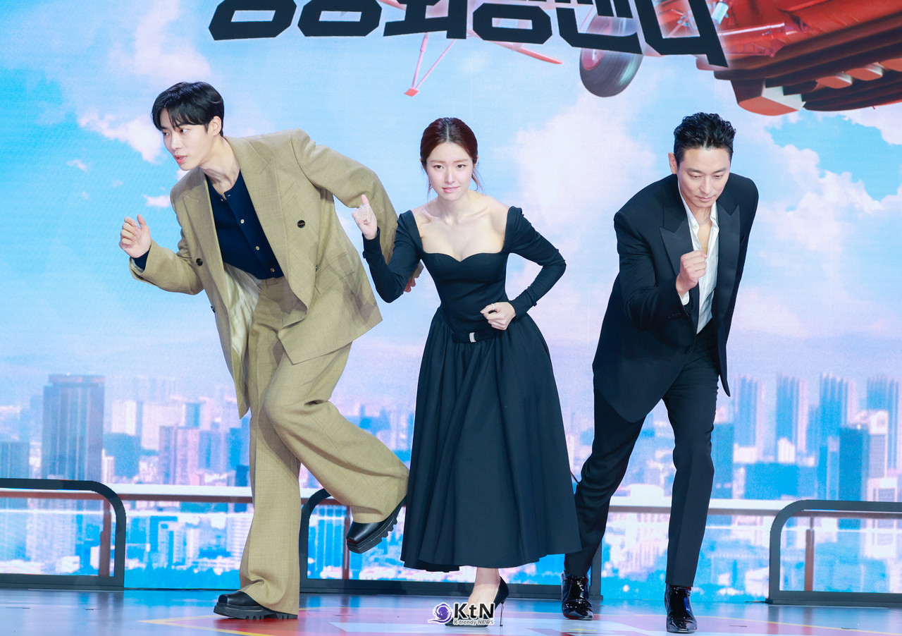 배우 주지훈, 추영우, 하영이 넷플릭스 시리즈 '중증외상센터' 제작발표회에 참석했다. / 사진=K trendy NEWS DB ⓒ케이 트렌디뉴스 무단전재 및 수집, 재배포금지.