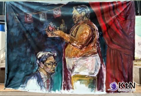 제주 청년작가들, 尹 '12·3 계엄령 사태' 풍자 그림… "왕위 계승식인가?" 사진=2024 12.09 K trendy NEWS DB ⓒ케이 트렌디뉴스 무단전재 및 수집, 재배포금지