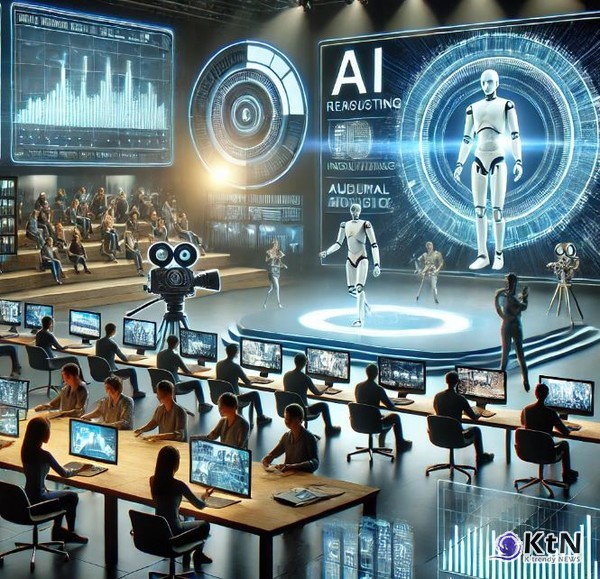 AI는 이제 단순한 보조 기술을 넘어, 미디어와 엔터테인먼트 산업의 패러다임을 근본적으로 뒤흔들고 있다.  사진= K trendy NEWS DB ⓒ케이 트렌디뉴스 무단전재 및 수집, 재배포금지