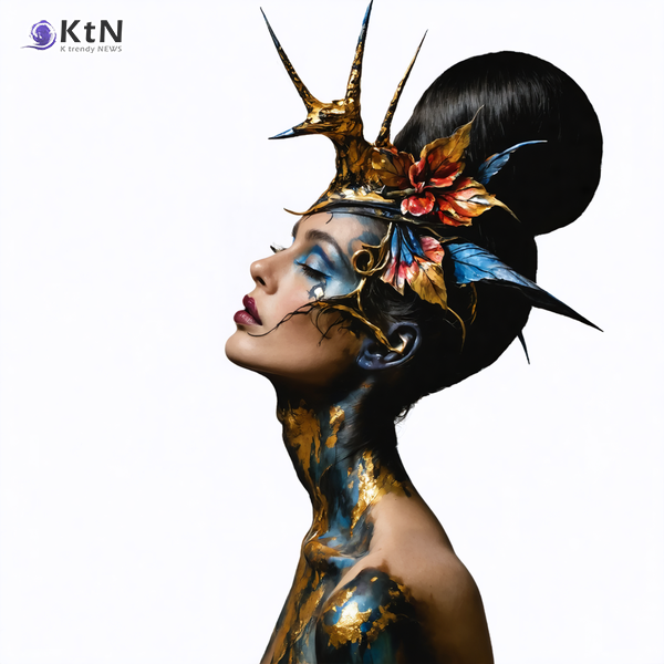 상상 속의 이미지를 현실로 구현하는 기술은 디지털 시대의 뷰티 산업을 혁신하며 소비자 경험을 새롭게 설계하고 있다. 임우경 교수 논문 「생성형 AI를 활용한 초현실주의 바디아트 콘텐츠 연구」/사진=K trendy NEWS DB ⓒ케이 트렌디뉴스 무단전재 및 수집, 재배포금지