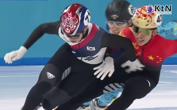 "中 린샤오쥔이 먼저 밀었잖아"… 한국 박지원, 남자 5000m 계주 실격에 분노  사진=2025 02.10 mbc 스탐 유튜브 갈무리 K trendy NEWS DB ⓒ케이 트렌디뉴스 무단전재 및 수집, 재배포금지