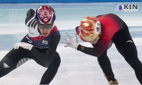 "中 린샤오쥔이 먼저 밀었잖아"… 한국 박지원, 남자 5000m 계주 실격에 분노  사진=2025 02.10 mbc 스탐 유튜브 갈무리 K trendy NEWS DB ⓒ케이 트렌디뉴스 무단전재 및 수집, 재배포금지