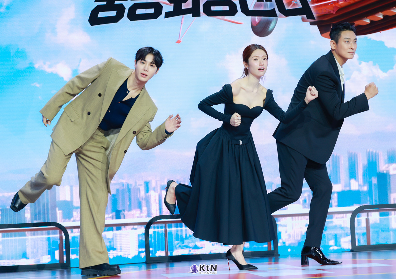 배우 주지훈, 추영우, 하영이 넷플릭스 시리즈 '중증외상센터' 제작발표회에 참석했다. / 사진=K trendy NEWS DB ⓒ케이 트렌디뉴스 무단전재 및 수집, 재배포금지.