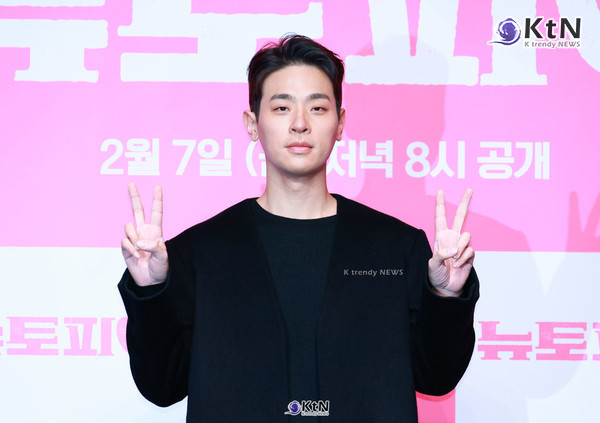 배우 박정민이 쿠팡클레이 시리즈 '뉴토피아' 제작발표회에 참석했다. / 박정민, 시각장애인 위한 1,000만 원 기부… “독서에 도움되길”  사진=2025 02.12 K trendy NEWS DB ⓒ케이 트렌디뉴스 무단전재 및 수집, 재배포금지