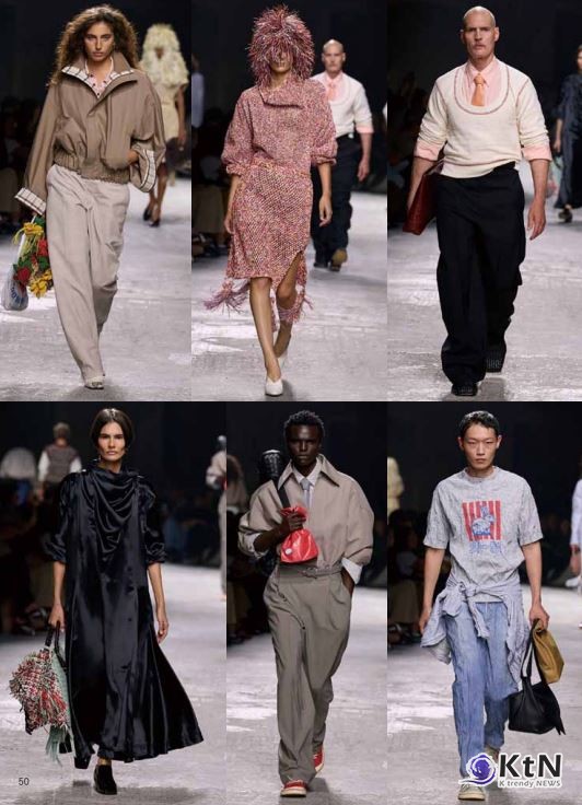 보테가 베네타는 이번 시즌 정교한 테일러링과 자연스러운 실루엣을 대비시키며, 럭셔리의 개념을 새로운 방식으로 정의했다.  사진=예림출판사(Yelim Publishing),  K trendy NEWS DB ⓒ케이 트렌디뉴스 무단전재 및 수집, 재배포금지