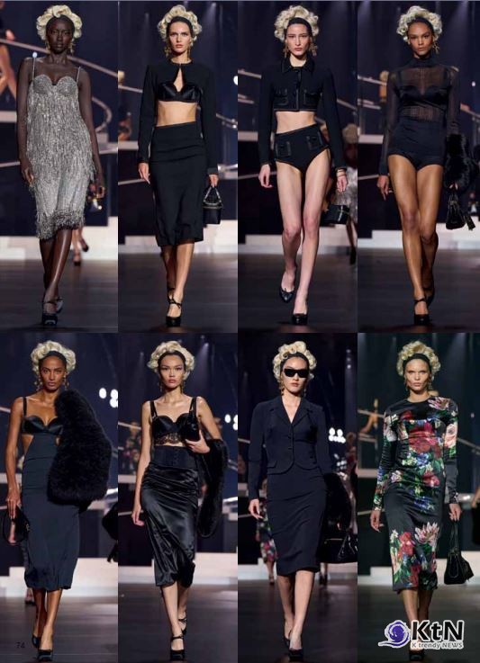 2025 S/S 돌체 앤 가바나(Dolce & Gabbana)의 컬렉션은 패션과 음악, 여성성과 권력이 만나는 지점에서 탄생한 전설적인 아이콘, 마돈나(Madonna)에 대한 강렬한 오마주였다.  사진=예림출판사(Yelim Publishing),  K trendy NEWS DB ⓒ케이 트렌디뉴스 무단전재 및 수집, 재배포금지