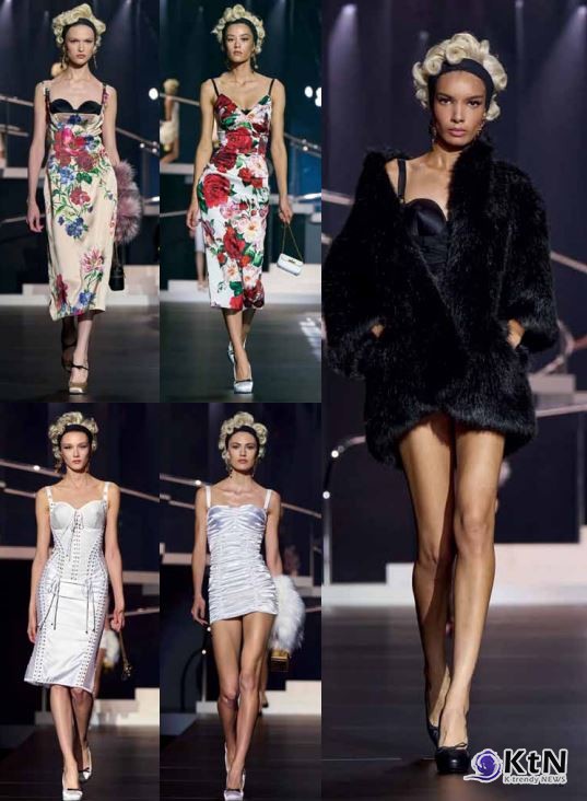 2025 S/S 돌체 앤 가바나(Dolce & Gabbana)의 컬렉션은 패션과 음악, 여성성과 권력이 만나는 지점에서 탄생한 전설적인 아이콘, 마돈나(Madonna)에 대한 강렬한 오마주였다.  사진=예림출판사(Yelim Publishing),  K trendy NEWS DB ⓒ케이 트렌디뉴스 무단전재 및 수집, 재배포금지