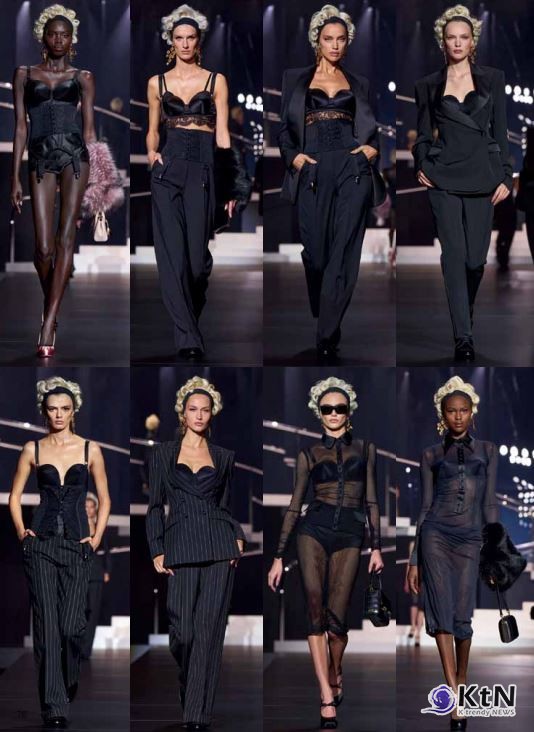 2025 S/S 돌체 앤 가바나(Dolce & Gabbana)의 컬렉션은 패션과 음악, 여성성과 권력이 만나는 지점에서 탄생한 전설적인 아이콘, 마돈나(Madonna)에 대한 강렬한 오마주였다.  사진=예림출판사(Yelim Publishing),  K trendy NEWS DB ⓒ케이 트렌디뉴스 무단전재 및 수집, 재배포금지