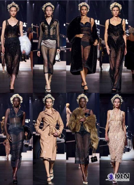 2025 S/S 돌체 앤 가바나(Dolce & Gabbana)의 컬렉션은 패션과 음악, 여성성과 권력이 만나는 지점에서 탄생한 전설적인 아이콘, 마돈나(Madonna)에 대한 강렬한 오마주였다.  사진=예림출판사(Yelim Publishing),  K trendy NEWS DB ⓒ케이 트렌디뉴스 무단전재 및 수집, 재배포금지