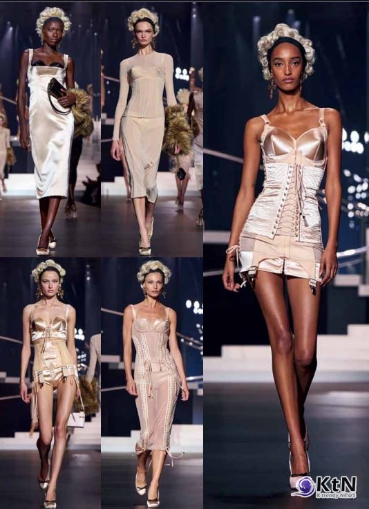 2025 S/S 돌체 앤 가바나(Dolce & Gabbana)의 컬렉션은 패션과 음악, 여성성과 권력이 만나는 지점에서 탄생한 전설적인 아이콘, 마돈나(Madonna)에 대한 강렬한 오마주였다.  사진=예림출판사(Yelim Publishing),  K trendy NEWS DB ⓒ케이 트렌디뉴스 무단전재 및 수집, 재배포금지