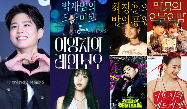 박보검, 이영지 바통 받아 '더 시즌즈' MC 확정 …배우 최초 MC로 만난다  지금까지 박재범(박재범의 드라이브), 최정훈(최정훈의 밤의공원), 악뮤(악뮤의 오날오밤), 이효리(이효리의 레드카펫), 지코(지코의 아티스트), 이영지(이영지의 레인보우) 등이 진행을 맡아왔다.  / 사진=2025 02.kbs K trendy NEWS DB ⓒ케이 트렌디뉴스 무단전재 및 수집, 재배포금지