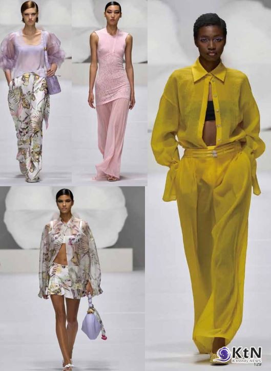 광택 있는 실크와 메탈릭 텍스처 – 미래적 럭셔리의 새로운 접근. 사진=예림출판사(Yelim Publishing),  K trendy NEWS DB ⓒ케이 트렌디뉴스 무단전재 및 수집, 재배포금지