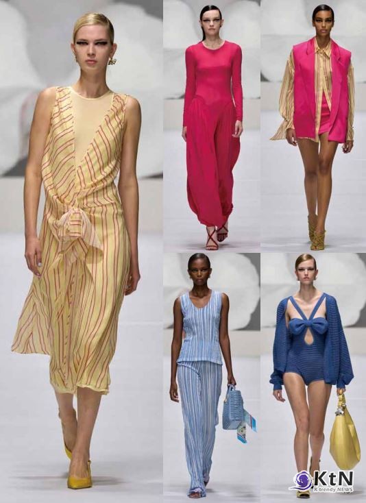 광택 있는 실크와 메탈릭 텍스처 – 미래적 럭셔리의 새로운 접근. 사진=예림출판사(Yelim Publishing),  K trendy NEWS DB ⓒ케이 트렌디뉴스 무단전재 및 수집, 재배포금지