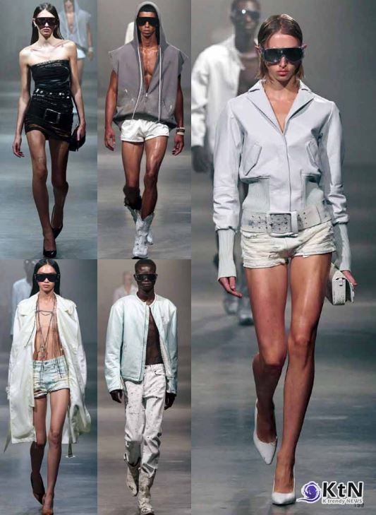 MM6는 이번 시즌에서 더욱 과감한 언밸런스 커팅을 선보였다.   사진=예림출판사(Yelim Publishing),  K trendy NEWS DB ⓒ케이 트렌디뉴스 무단전재 및 수집, 재배포금지