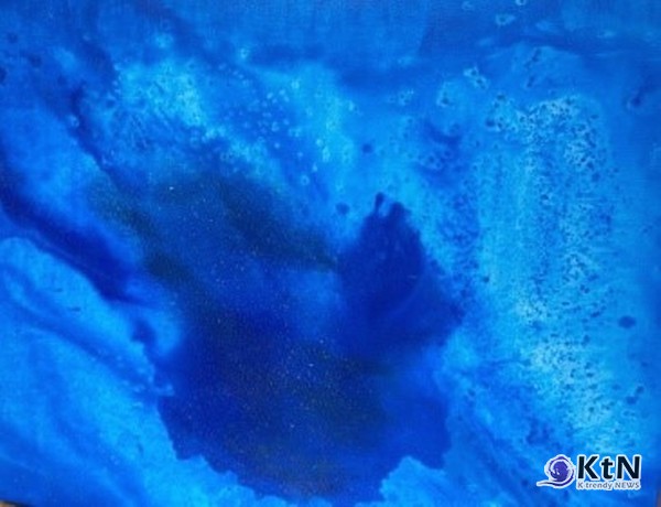 In the Beginning 4Technique mixed with mineral on canvas 100x80cm. 2021  [갤러리 A]  사진=K trendy NEWS DB ⓒ케이 트렌디뉴스 무단전재 및 수집, 재배포금지