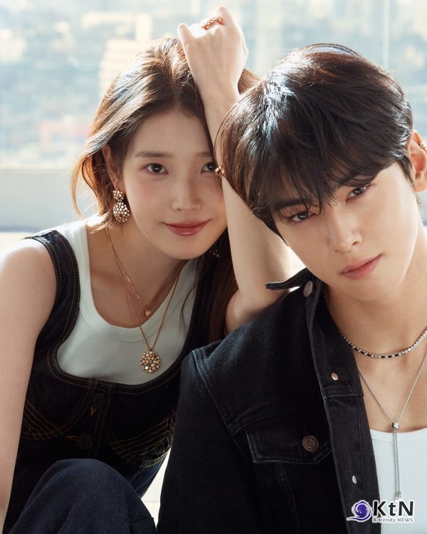 차은우X아이유, 쇼메 ‘비 드 쇼메’ 캠페인 공개… 시대의 아이콘과 주얼리의 만남  사진=2025 02.27 Bee de Chaumet 카톡채널 갈무리   K trendy NEWS DB ⓒ케이 트렌디뉴스 무단전재 및 수집, 재배포금지