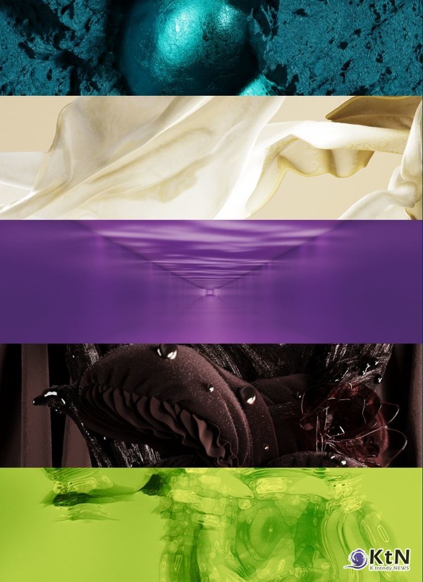 2025/26 가을/겨울 시즌, WGSN과 Coloro는 ‘가속화’를 핵심 테마로 다섯 가지 주요 컬러를 제안했다. /사진=WGSN, K trendy NEWS DB ⓒ케이 트렌디뉴스 무단전재 및 수집, 재배포금지