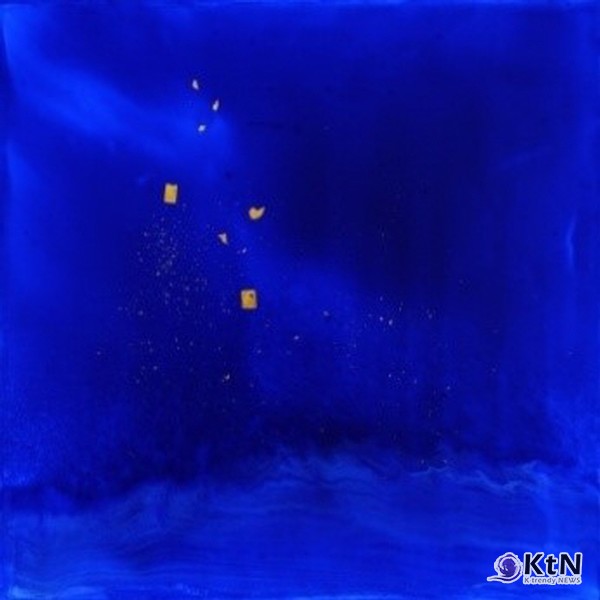 허은선 작가. 작품명: The Sea in the Sky 7제작 연도: 2019년규격: 50 × 50cm. [갤러리 A]  사진=K trendy NEWS DB ⓒ케이 트렌디뉴스 무단전재 및 수집, 재배포금지